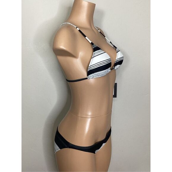 New. Norma Kamali striped bikini. Retails $240. Small - Picture 3 of 10
